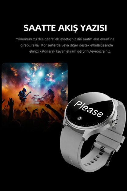 HW7 PRO+ Akıllı Saat 1.46" HD Ekran | Bluetooth Arama | Uzun Pil Ömrü | Sesli Asistan | Su Geçirmez