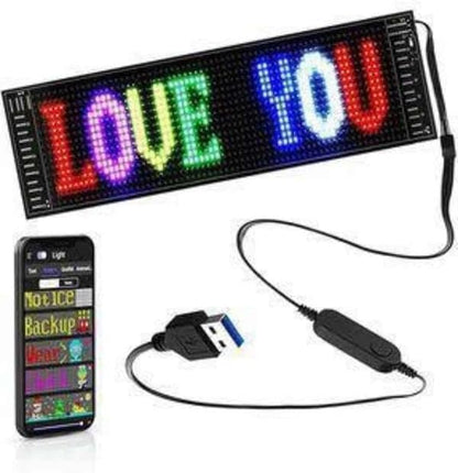 LED Yazı Paneli 16x96 – 60 CM Programlanabilir Renkli LED Tabela