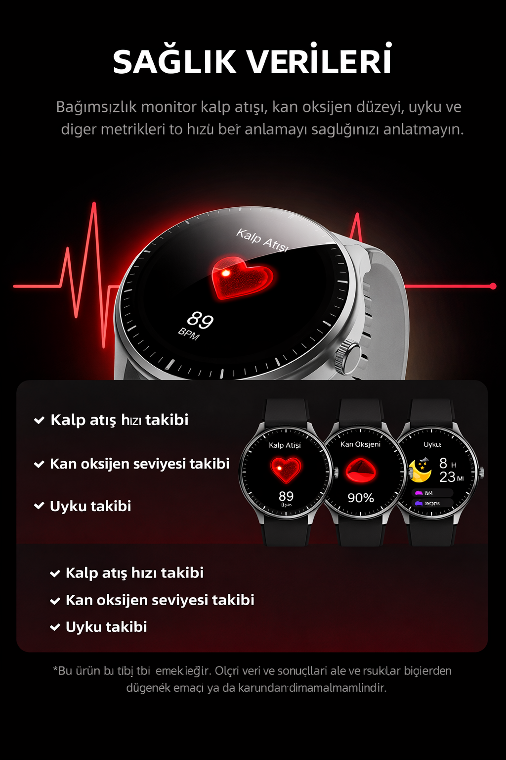 HW7 PRO+ Akıllı Saat 1.46" HD Ekran | Bluetooth Arama | Uzun Pil Ömrü | Sesli Asistan | Su Geçirmez